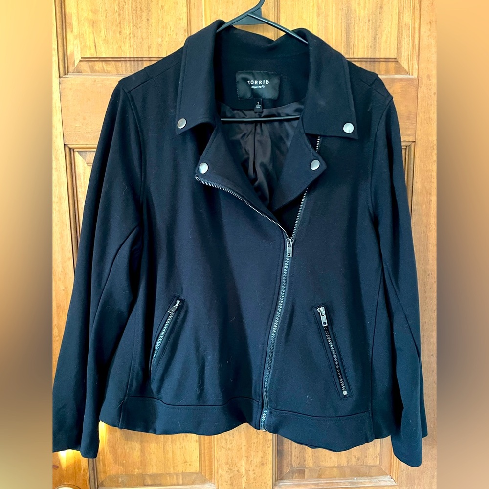 Black Torrid Moto Jacket